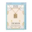 The Moon Vintage Tarot Necklace on Greeting Card