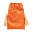 The Wheel of Fortune Vintage Tarot Velvet Drawstring Bag