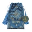 The Star Vintage Tarot Velvet Drawstring Bag