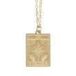 The Star Vintage Tarot Necklace on Greeting Card
