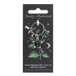 Deadly Nightshade Keyring with Black Obsidian