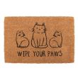 Natural Wipe Your Paws Cat Doormat