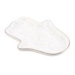 White Hand of Hamsa Incense Holder and Trinket Dish
