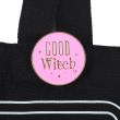Good Witch Social Club Polycotton Tote Bag with Pin Badge