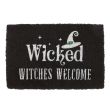 Black Wicked Witches Welcome Doormat