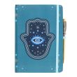 Hand of Hamsa A5 Notebook with Crystal Chip Pen