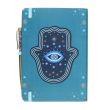Hand of Hamsa A5 Notebook with Crystal Chip Pen