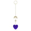 All Seeing Eye Glass Heart Hanging Decoration