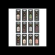Set of 48 Enamel Keyrings by Steven Rhodes on Display