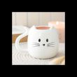 White Cat Shaped Mug