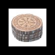 Set of 4 Norse Mythology Wood Slice Coasters