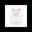 Viking Compass Lowball Drinking Glass with Coaster