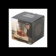 Viking Compass Lowball Drinking Glass with Coaster