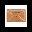 Natural Love Letter Valentine's Day Doormat