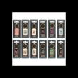 Set of 12 Enamel Keyrings by Steven Rhodes