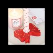 Red Bow Taper Candle Holder