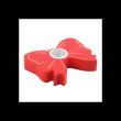 Red Bow Taper Candle Holder