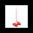 Red Bow Taper Candle Holder