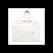 Love Letter Boucle Valentine's Day Cushion