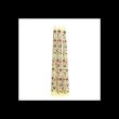 Set of 3 Cream Midnight Bloom Print Taper Candles