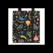Midnight Bloom Polycotton Tote Bag