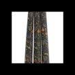 Set of 3 Black Midnight Print Taper Candles