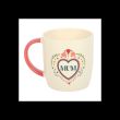 Mum Folk Heart Mug