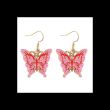 Flaming Butterfly Earrings