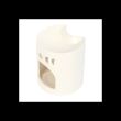 White Crescent Moon Oil Burner