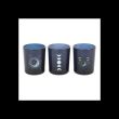 Set of 3 Blue Moon Votive Candle Holders