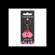 Flaming Dice Keyring