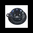 Blue Moon Phase Teacup and Saucer