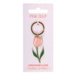 Pink Tulip Keyring