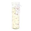 White Butterfly Print Vanilla Tube Candle