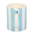Striped Mug with Seagull