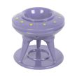 UFO Wax Burner with Lime Alien Wax Melt