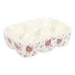Hen Print Ceramic Egg Holder