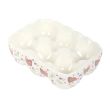 Hen Print Ceramic Egg Holder