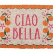 Orange Ciao Bella Doormat