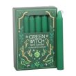 Pack of 12 Green Witch Spell Candles