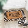 Black Welcome to the Circus Doormat