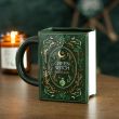 Green Witch Book Shaped Mug