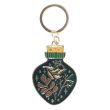 Green Witch Potion Bottle Keyring