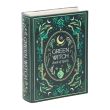 Green Witch Book Shaped Storage Box