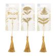 Set of 24 Luna Bloom Metal Leaf Bookmarks