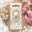 Luna Butterfly Keyring