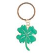 Lucky Four-Leaf Clover Keyring