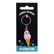 Ice Scream Cone Keyring