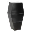 Small Black Coffin Shelf