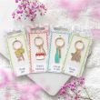 Set of 24 Celebration Keyrings on Display
